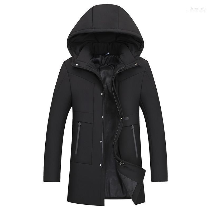 

Plus Size 10XL 8XL 6XL 5XL Top Quality Warm Men's Winter Jacket Windproof Casual Outerwear Thick Medium Long Coat Men Parka1 Phin22, Black
