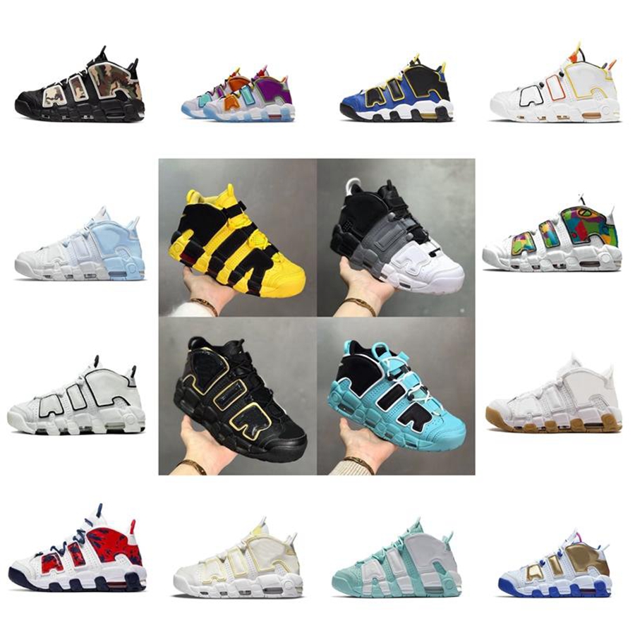 

Basketball Shoes Mens Boots Uptempos 96 Total Scottie Pippens White Varsity Red Green Multi-Color Black Bulls University Blue UK Women Designer Sneakers 36-45, 13