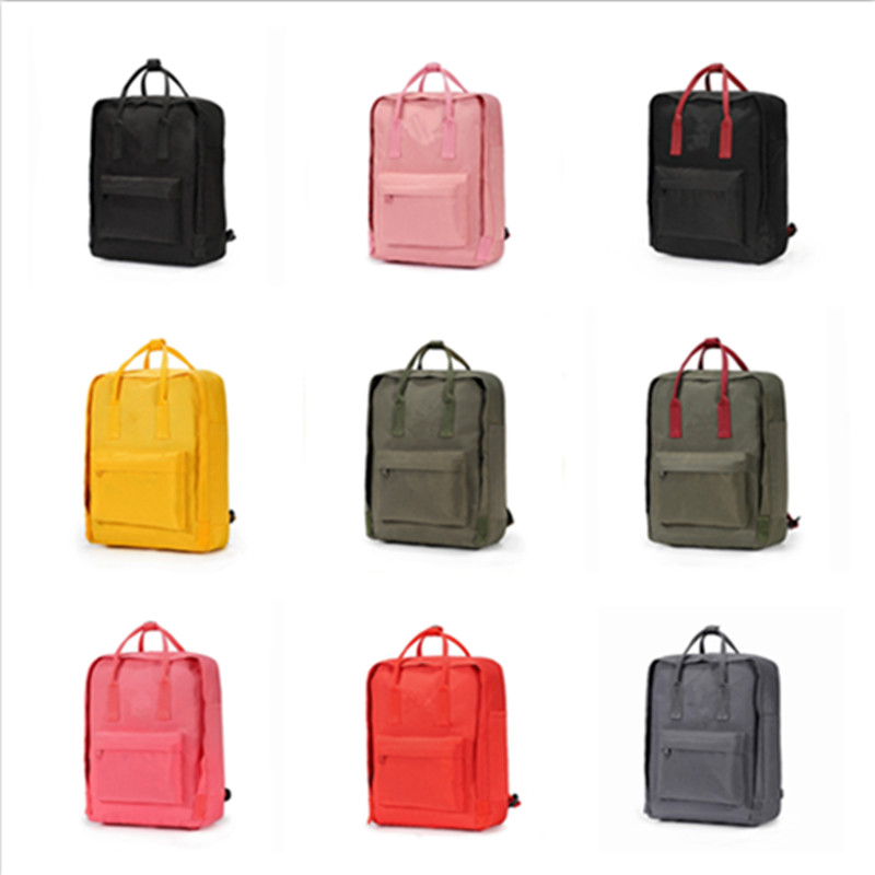 

7L 16L 20L Swedish Fox Classic Backpack Fashion Style Design Bag Junior FjallravAn - Kanken Canvas Waterproof Backpack Brand Sports, A007