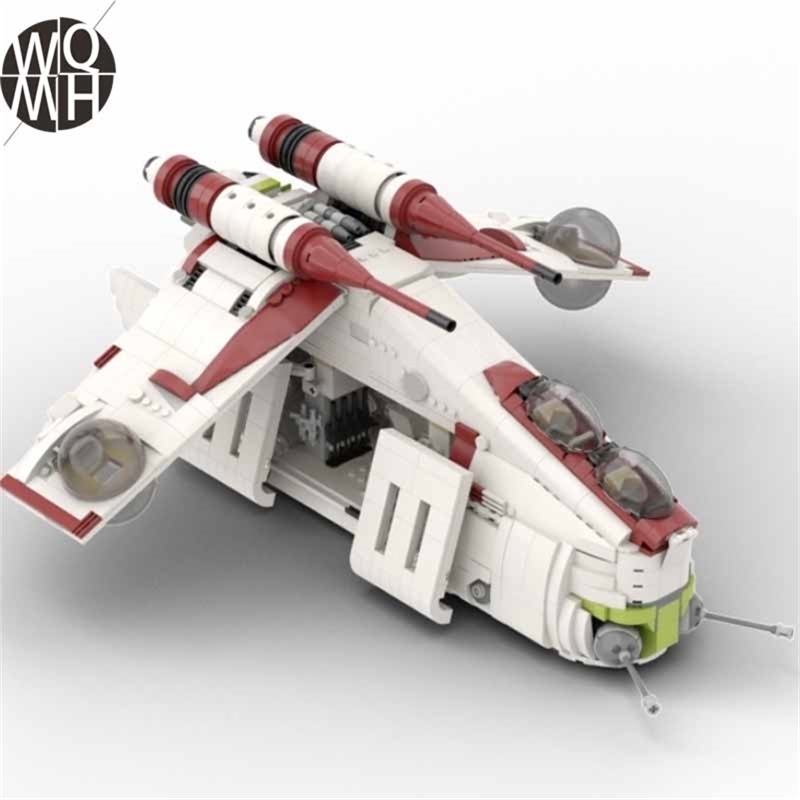 

MOC War UCS The Republic Gunship Star Tie Fighter Star Building Blocks Set Bricks Kid toys Gift 220524