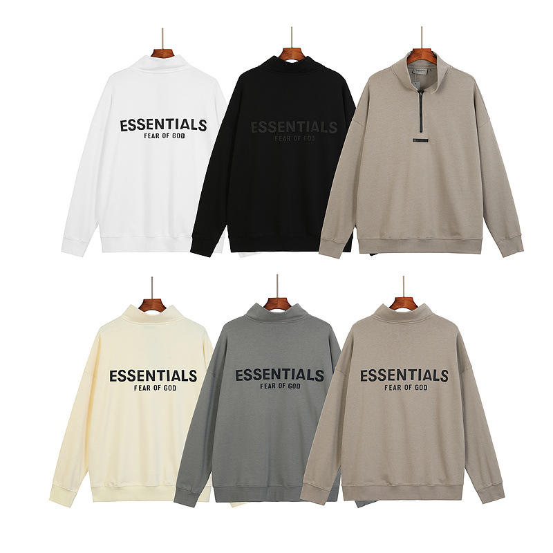 Designer Hoodie High Street Double Line Nouvelle lettre arrière pressée Collier de support de collecte à gluant