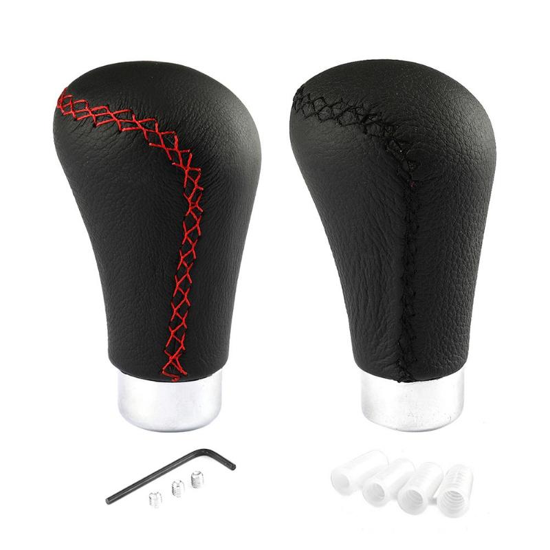 

Other Interior Accessories Universal Leather Car SUV Gear Shift Knob Manual Automatic Transmission Gearstick Shifter Lever Handle For MazdaO