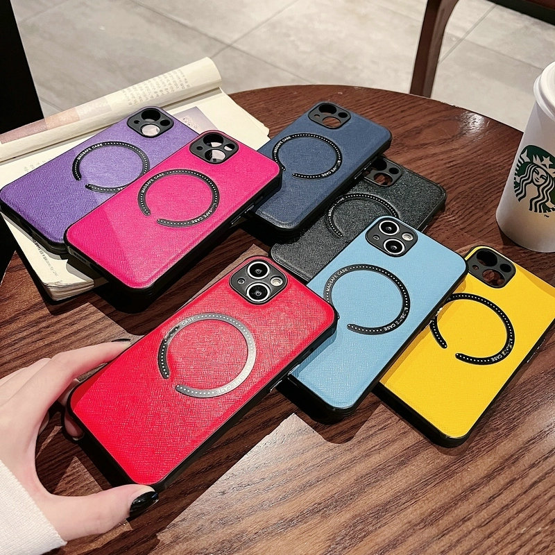

Magnet PU Leather Shockproof Phone Cases for iPhone 13 12 11 Pro Max Mini XR XS X 6s 7G 8 Plus S22 Ultra A03S A23 A53 Magnetic Case Cover, Red (moq: 20pcs)
