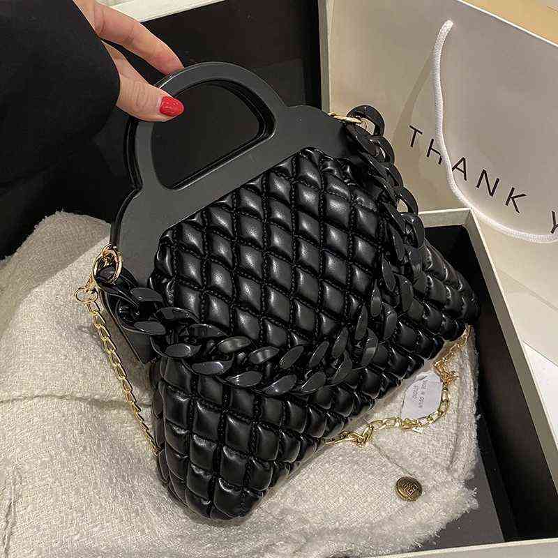 

Shopping Bagssmall Leather Shoulder Crossbody Bag Women's Bags with Wooden Handle Hit Designer Lady Luxury Brand Handbag Kawaii 220323, Khaki