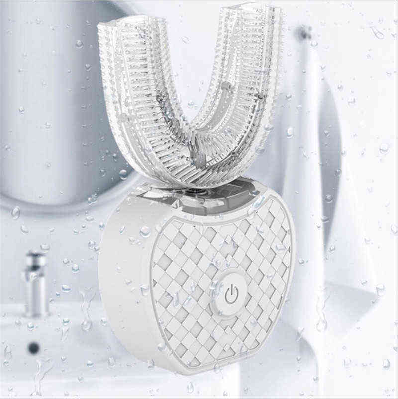 

toothbrush 360 Degree Automatic Sonic Electric Toothbrush Ultrasonic Tooth Brush USB Rechargeable 4 Mode Teeth Cleaning 60ML Toothpaste 0419