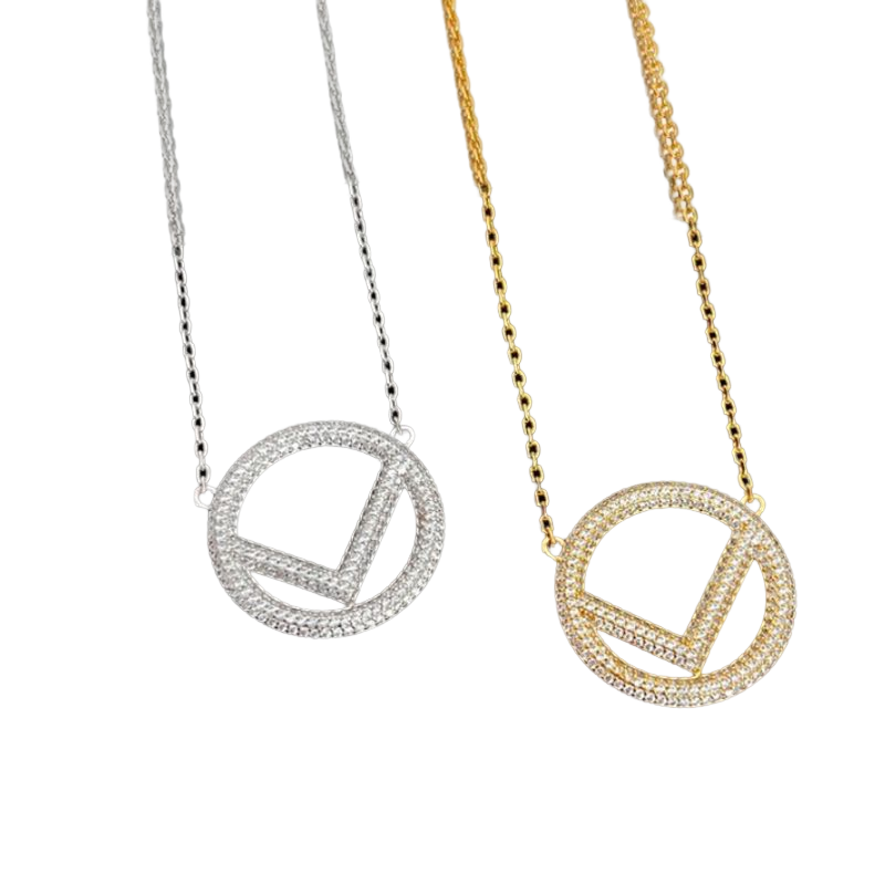 

Womens Designer Necklace Jewelry Fashion Ladies Diamond Letters Necklaces 925 Silver Chain Pendant Neckwear For Mens Party Wedding Luxurys Juliangogogo