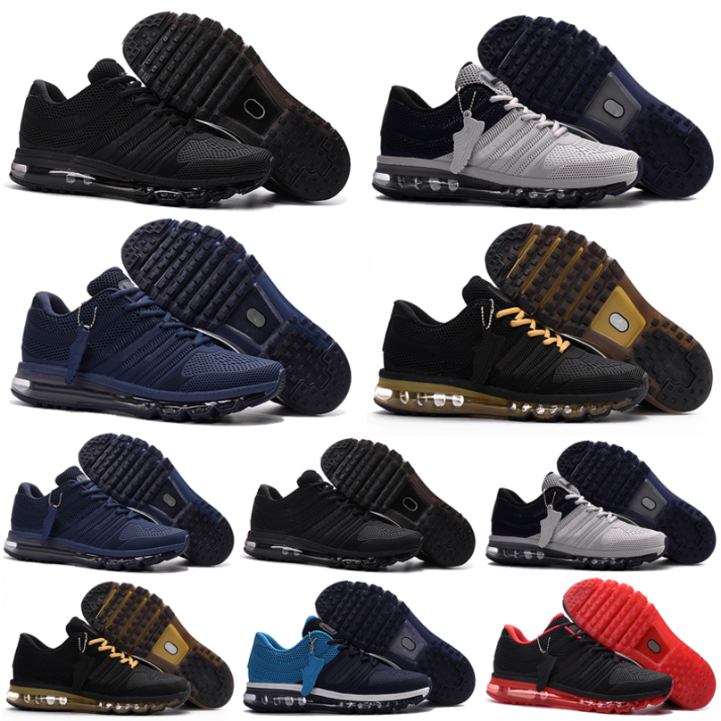 Quality Mens 2017 Casual Walking Sports Shoes Brand Man Women Fly Black White Red Blue Trainer Sneakers size 36-45 OUDC