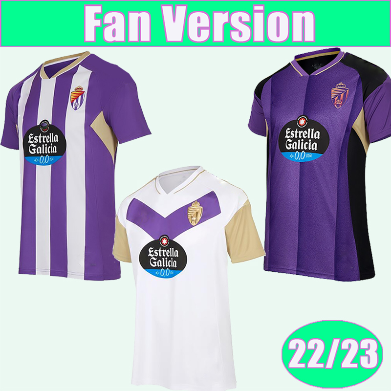 

22 23 Real Valladolid SERGIO LEON Mens Soccer Jerseys G.PLATA OSCAR PLANO AGUADO WEISSMAN Home Away 3rd Football Shirts Adult Uniforms, Qm9688 22 23 home l. lig. patch