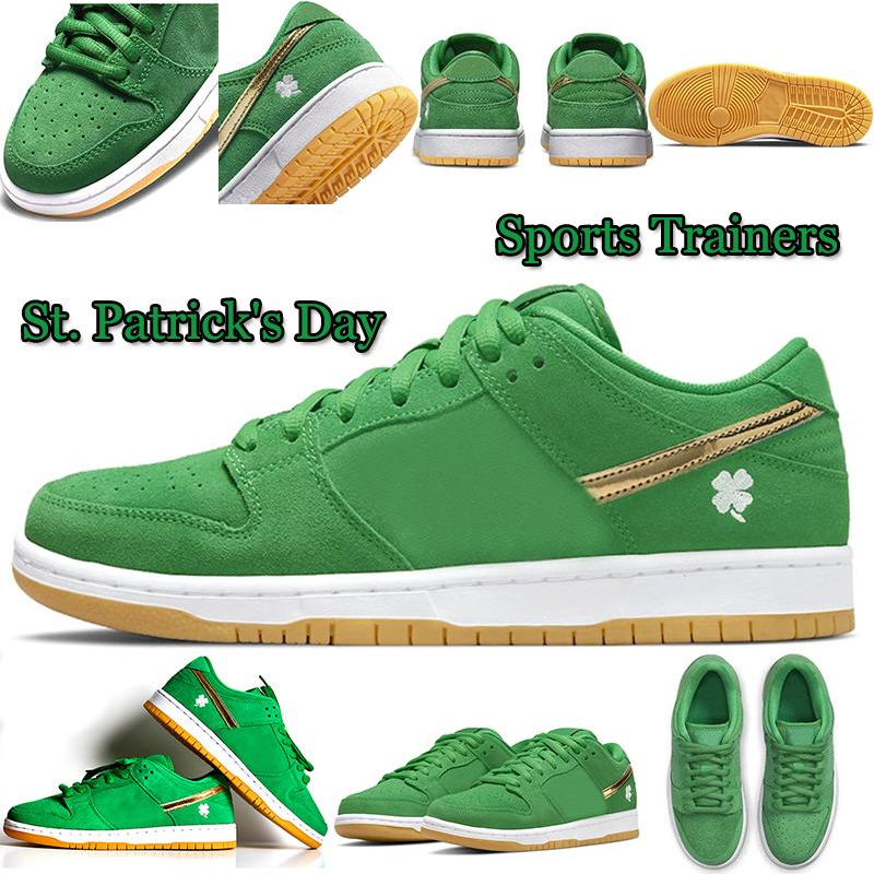 Men Running Shoes Sneakers Navy Blue St. Patrick's Day Black White Teal Zea White University Red trainers Outdoor Walking