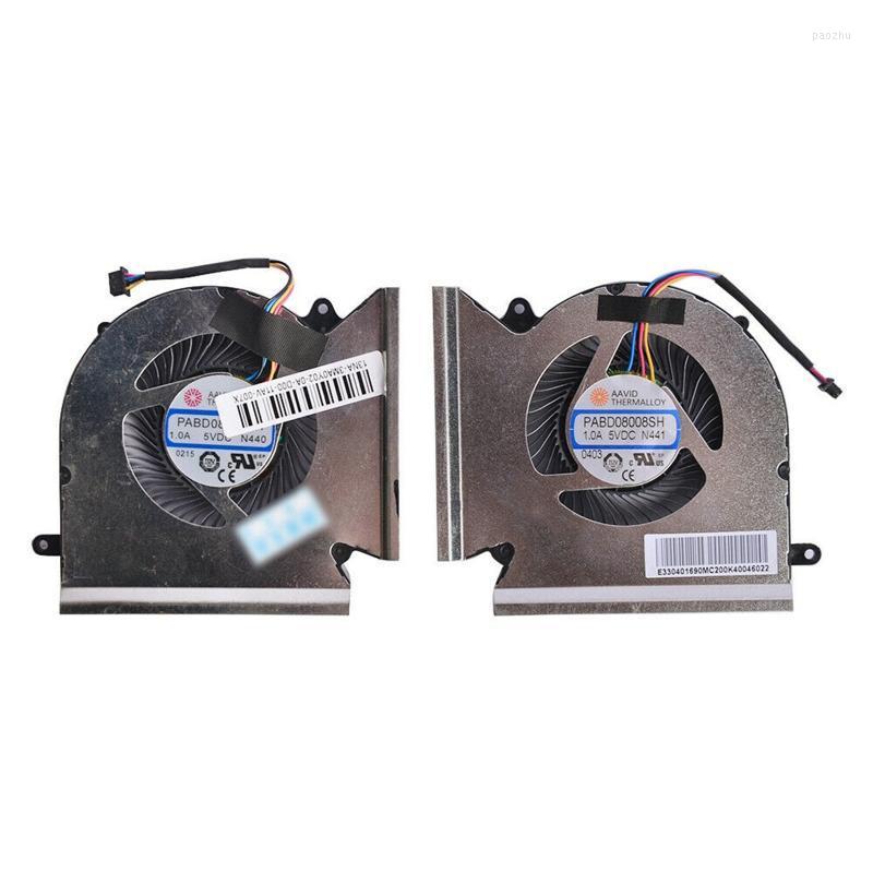 

Fans & Coolings Laptop CPU GPU Cooling Fan For MSI GE66 GP66 GL66 N440 E330800930 N441 E330401690 4Pin 4Wire 5V 1.0A Notebook RadiatorFans