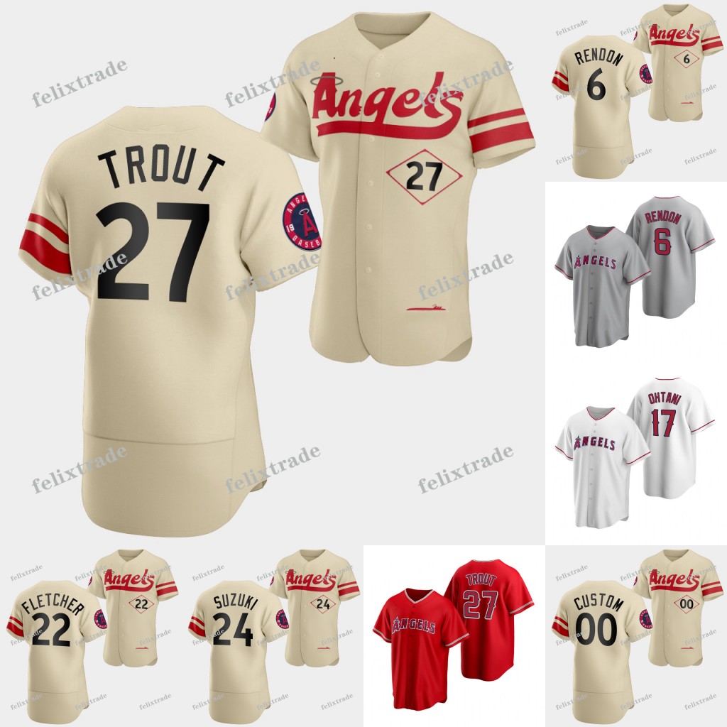 

Los Angeles 27 Mike Trout 2022 City Connect Jersey 7 Zack Cozart 5 Matt Duffy 2 Luis Rengifo 4 Andrew Velazquez Tyler Wade Walsh Adell Lagares Marsh Ohtani Rendon, Multi
