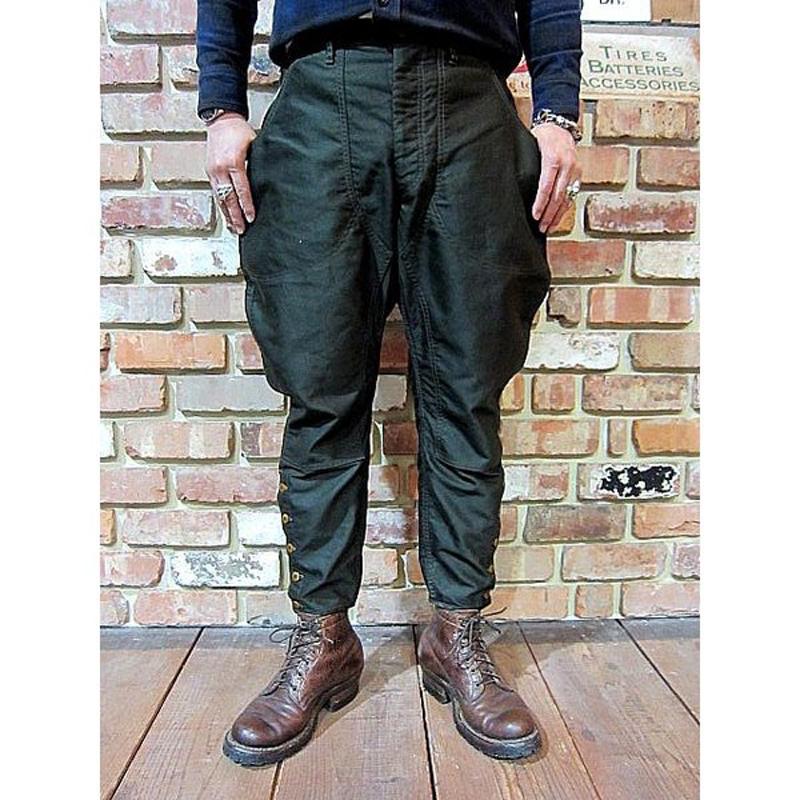 

Men's Pants Homemade Retro Casual Cotton Breeches Twill Petite Knight YUTU&MM Men's ClothingMen's, Green
