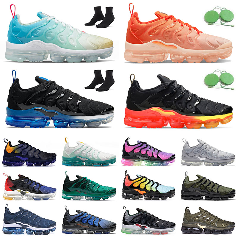 

2022 Newest Tn Plus Running Shoes for Men Triple Black Royal Betrue Since 1972 Orange gradients Fresh Knicks Vibes Cargo Khaki Tns Sports Sneakers Women Trainers US 13, 36-40 smokey mauve