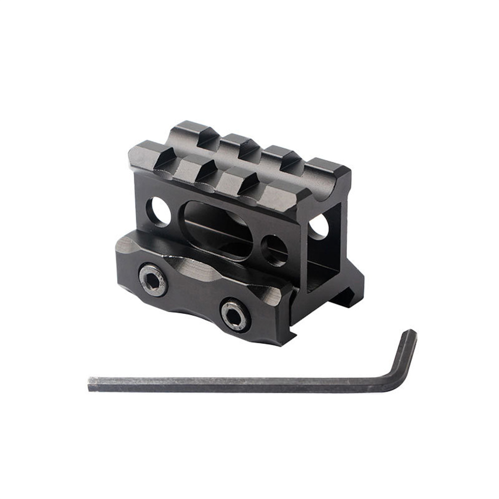 

Slim Picatinny Short Riser Mount Tactical Rail Mount Scope Rise Red Dot Sight Fits 20mm, Black
