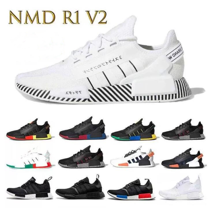 

high quality Dazzle Camo Nmd R1 V2 Mens Running Shoes Aqua Tones Mexico City Metallic Core Black Munich Oreo Og Men Women Japan Outdoor Trainers Sports eur 36-45, Please contact us