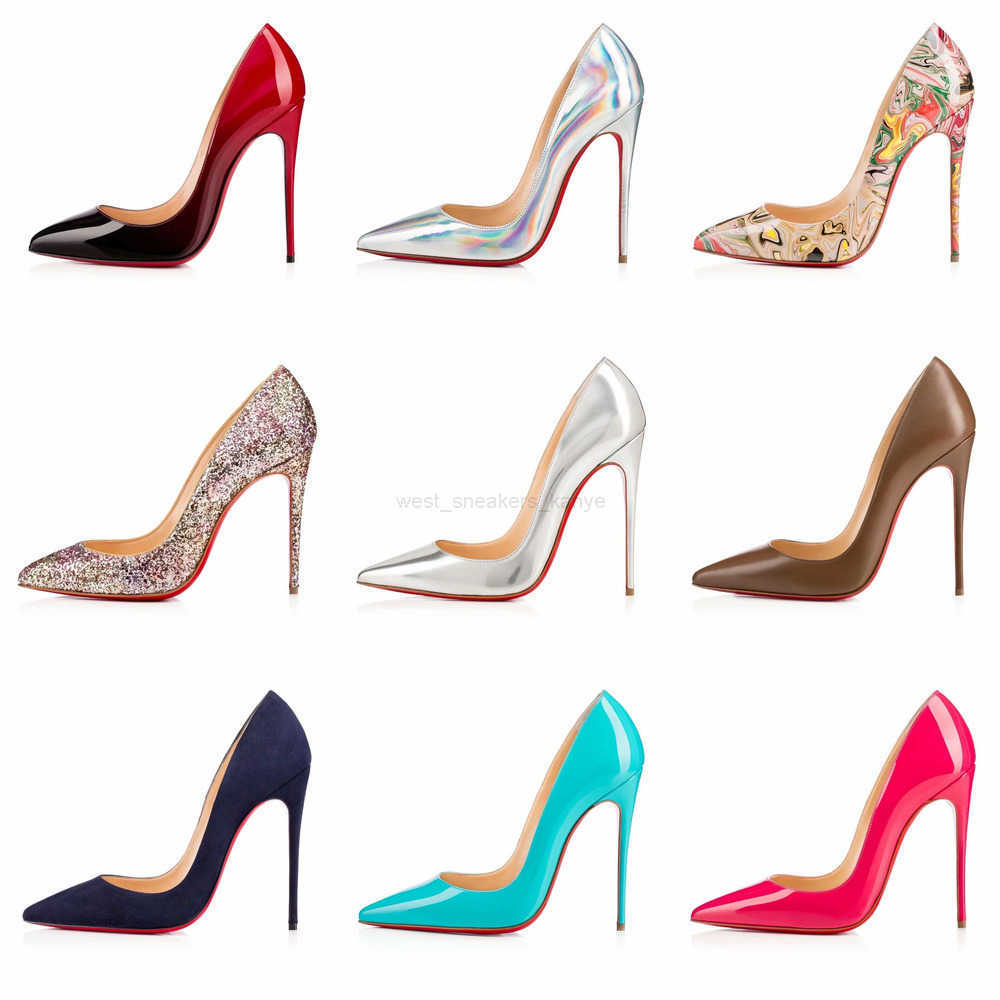 

2022 fashion High Heel So Kate Dress shoes Red Bottoms womens Dinner party christmas Stiletto Heels 8 10 12CM Genuine Leather Point Toe, 13