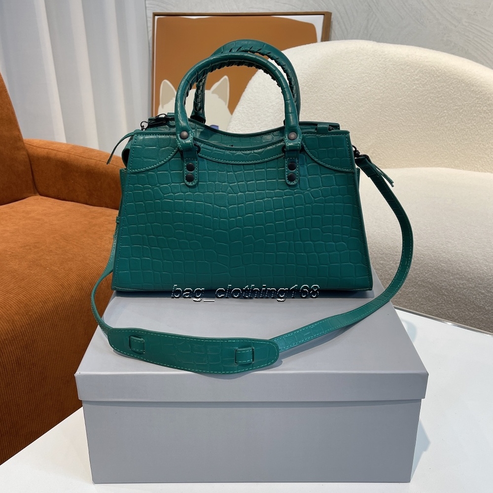 

Top quality tote bag for Women Adjustable Detachable Shoulder strap Classic handbags with Alligator Genuine Leather cross body bag middle size 30cm, Customize