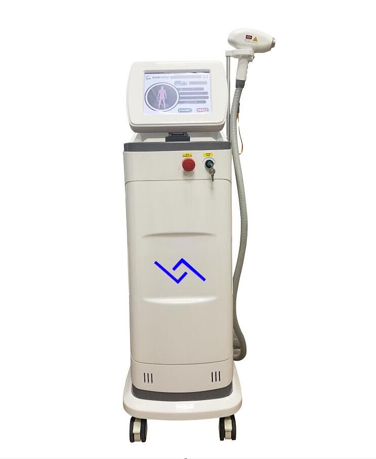 

High quality Germany imported zipp 3 Wavelength Diode Laser painless permanent hair removal machine directly Result for all skins with strong cooling system
