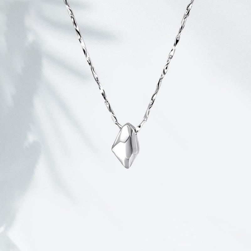 

Pendant Necklaces Silver Necklace Wishing Stone Sterling Jewelry Anniversary Clavicle Chain Gem Birthday Present NecklaPendant