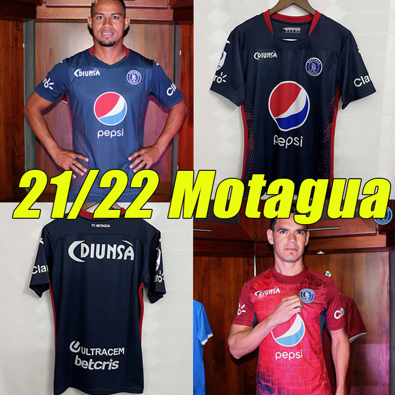 

21/22 Honduras Motagua Soccer Jerseys Wilcombe Club Deportivo Home Bule Jorge Claros Amado Guevara Mondragon Guzman Ariaola Kabarita Cordoba 2022 Football Shirt, Motagua 21-22 home