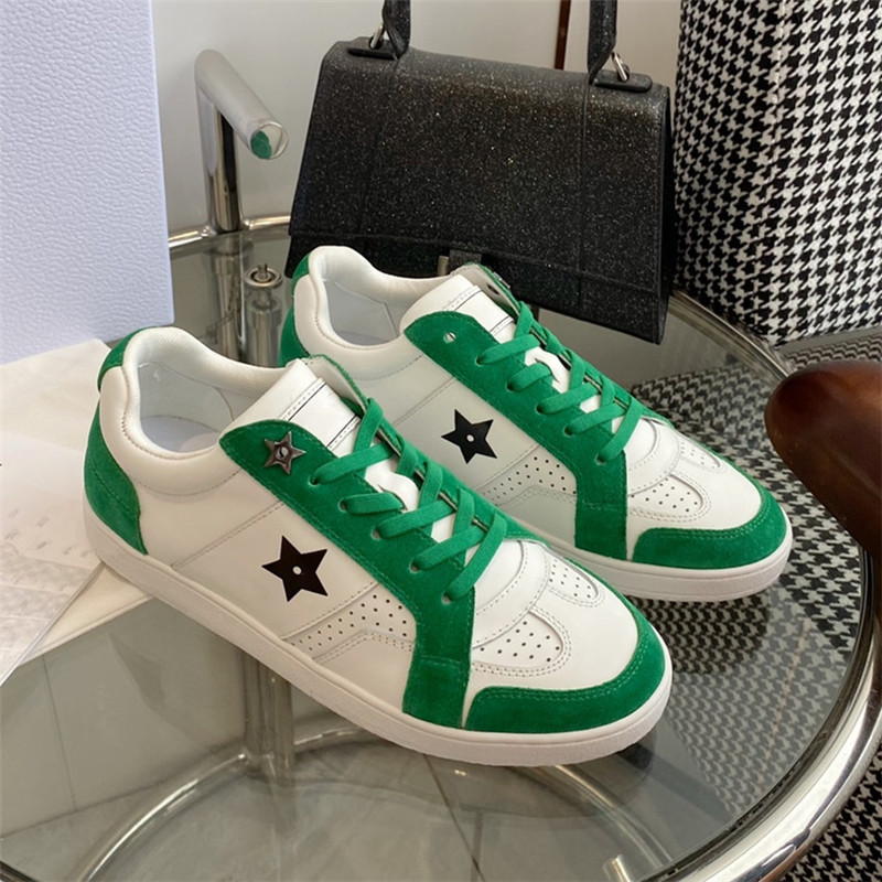 Fashionables pour femmes de petites chaussures blanches Star Series Sneakers top lete