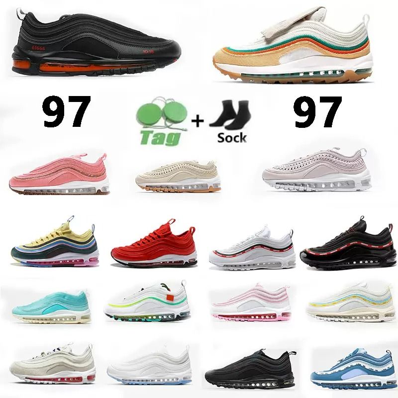 

Mens Womens Running Shoes for 97 Golf NRG Mschf Lil Nas x Satan Luke inri jesus White Ice Black Bullet Glitter Sean Wotherspoon Off Men Women Sports Sneakers Trainers, #14