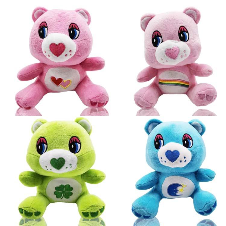 

Plush doll cute doll new rainbow bear toy comfort sleeping bed decoration children adult gift, Multicolor