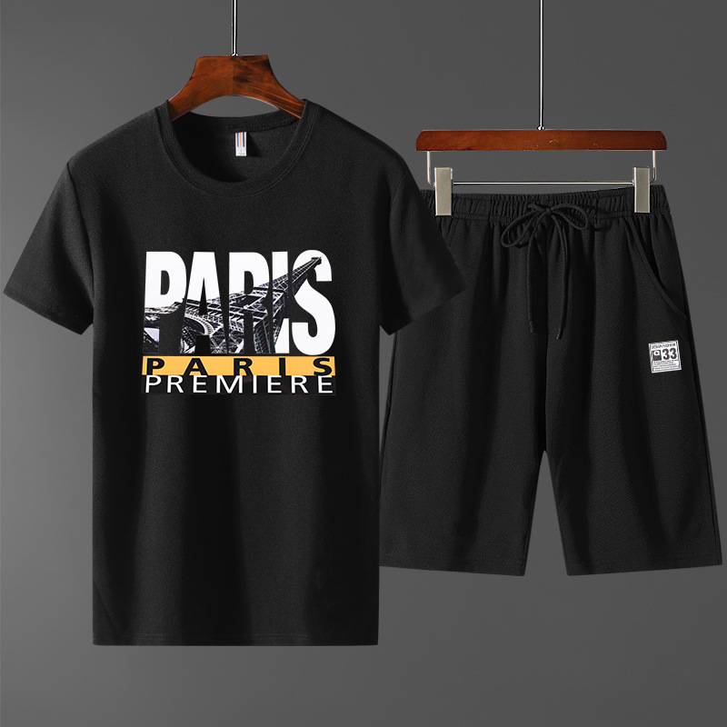 New 2022 summer mens Tracksuits fashion designer casual Shorts Set sportswears trend short sleeve T-shirt and short 2-piece men sportswear sets