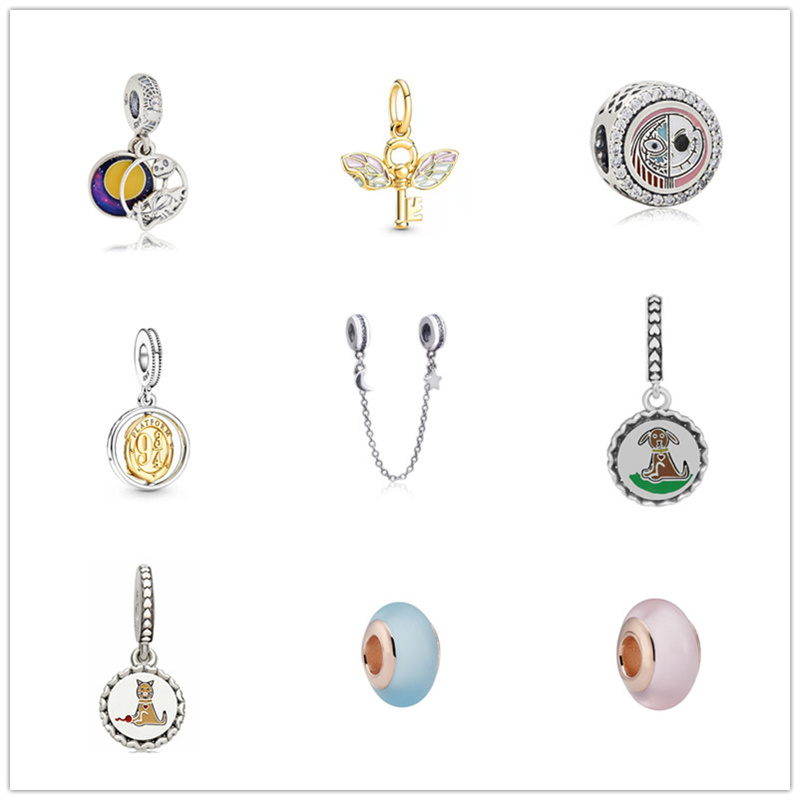 

925 Sterling Silver Designer Loose Beads Beaded Bracelets Wings Original Fit Pandora Charms Pearl Jewelry Fashion Accessories Classic Jewelry DIY Gifts for Womens