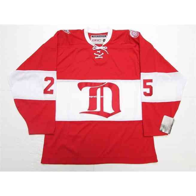 

Cheap Custom Darren Mccarty Alumni Vintage Ccm Hockey Jersey Stitch Add Any Number Name Mens Xs-6xl, Red