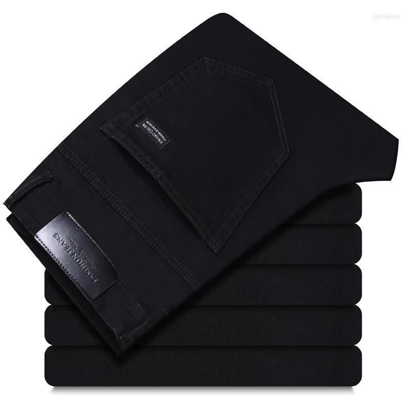 

Men's Jeans Classic Advanced Stretch Black 2022 Style Business Fashion Denim Slim Fit Jean Trousers Male Brand PantsMen's Bert22