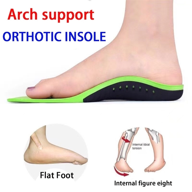 

flat feet orthopedic soles insoles arch pads XO leg support Sneakers full breathable shock absorption 220611
