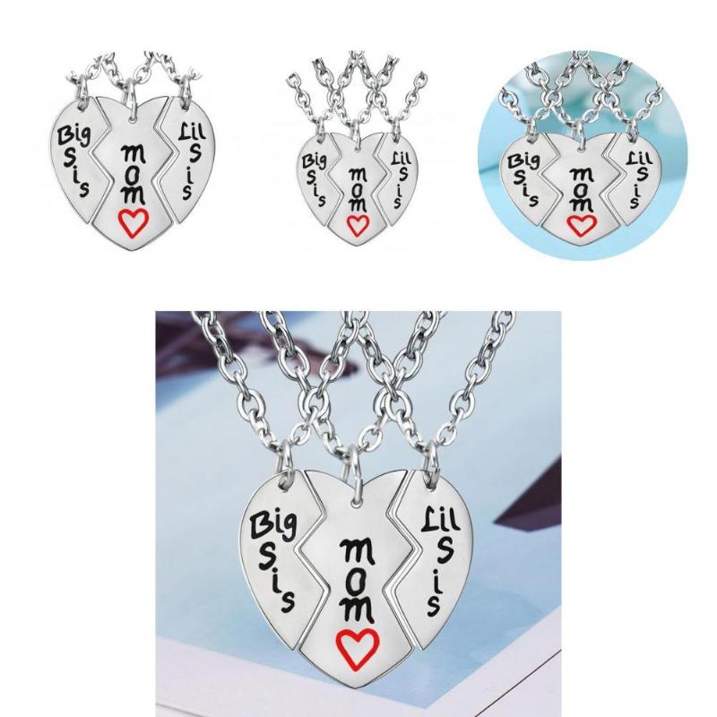 

Chains Romantic Exquisite Mother Daughter Matching Necklace Kit For Families