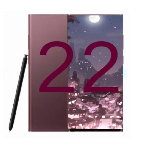 

Smart Phone Android 12 S22U Ultra Quad Core 1GB RAM 8GB ROM 6.8 Punch-hole Full Screen Face ID 8MP +5MP Dual Camera GPS 3G Show 5G 1TB 512GB, Blue