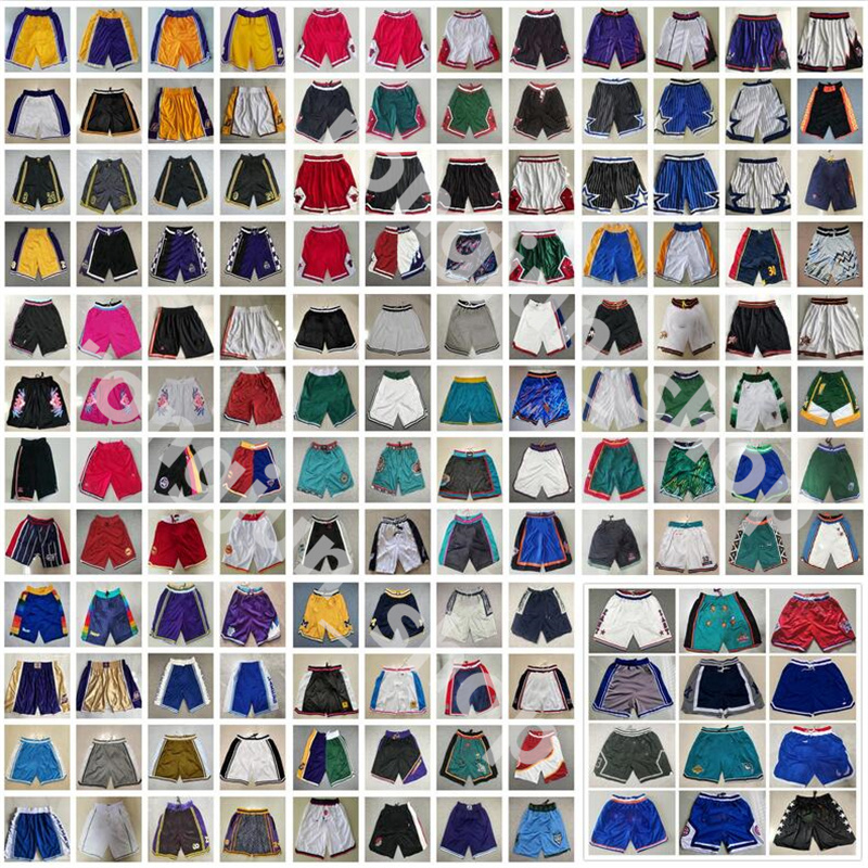 

2022 Georgetown Hoyas College Basketball Shorts Movie JUST Men DON Zipper Pockets All Team Retro Sweatpants Hip Pop Fashion Pant Top Quality Fast Send Size S-XXL, Picture printed