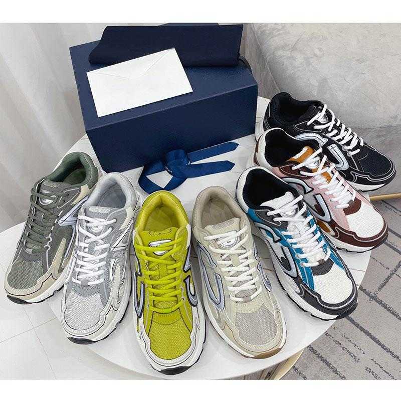 

Designer Sneakers B30 Technology Oblique Shoes Men Women Trainers Calfskin Mesh Sneaker Vintage Chunky Shoe Mens Sports Shoes With Box, Color8