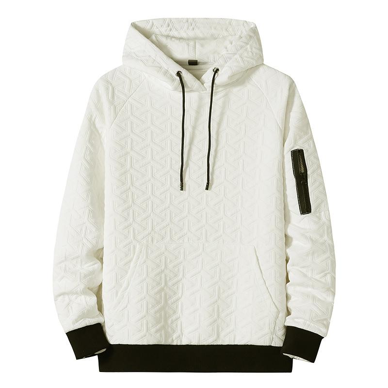 Sweats à capuche pour hommes Sweatshirts Mode épais mélange polaire à capuche pour hommes marque coton matelassé sweat-shirt mâle streetwear vête