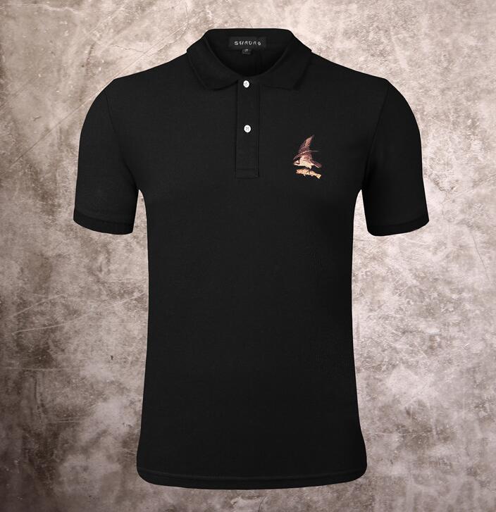 

European and American design Eagle prey print short sleeve t-shirt men's fashion casual top summer
