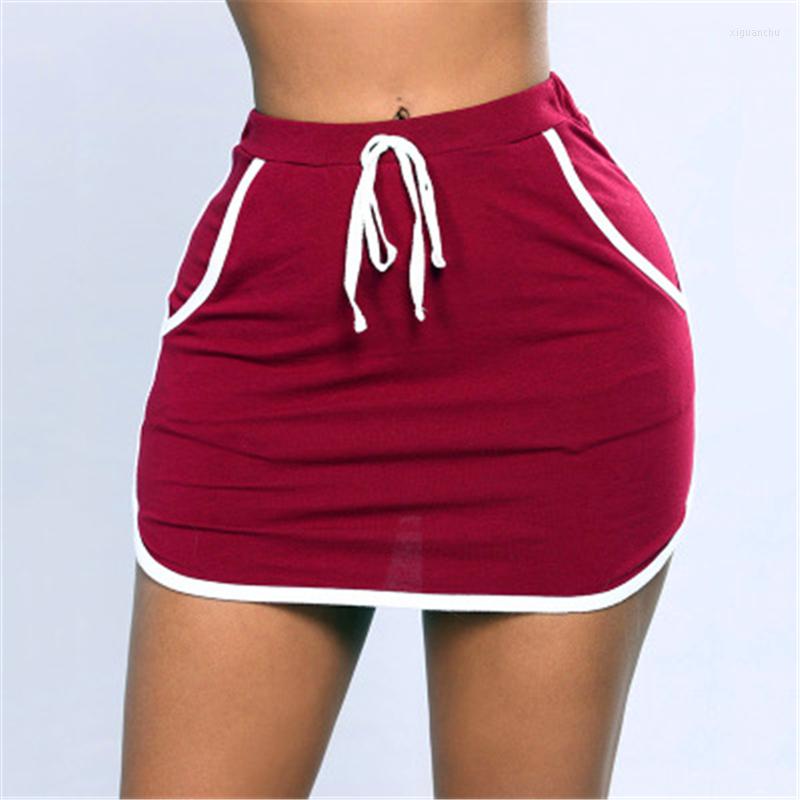 

Skirts Mini 2022 Summer Sexy Girls Casual Package Hip Women Red Black Cute Micro Skirt -XXL