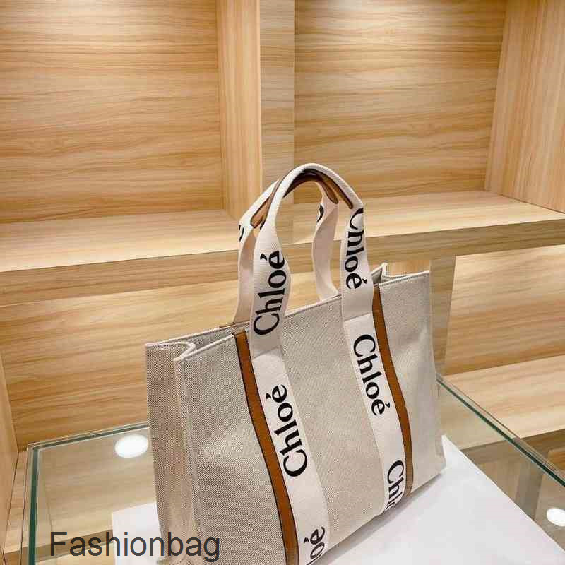 

Chioe Small Designer Woody Handbag Bags Tote Bag Book Selling Letter Printing Canvas Shopping Large Capacity Japanese Tote Single Shoulder Portable Women's Eqz1