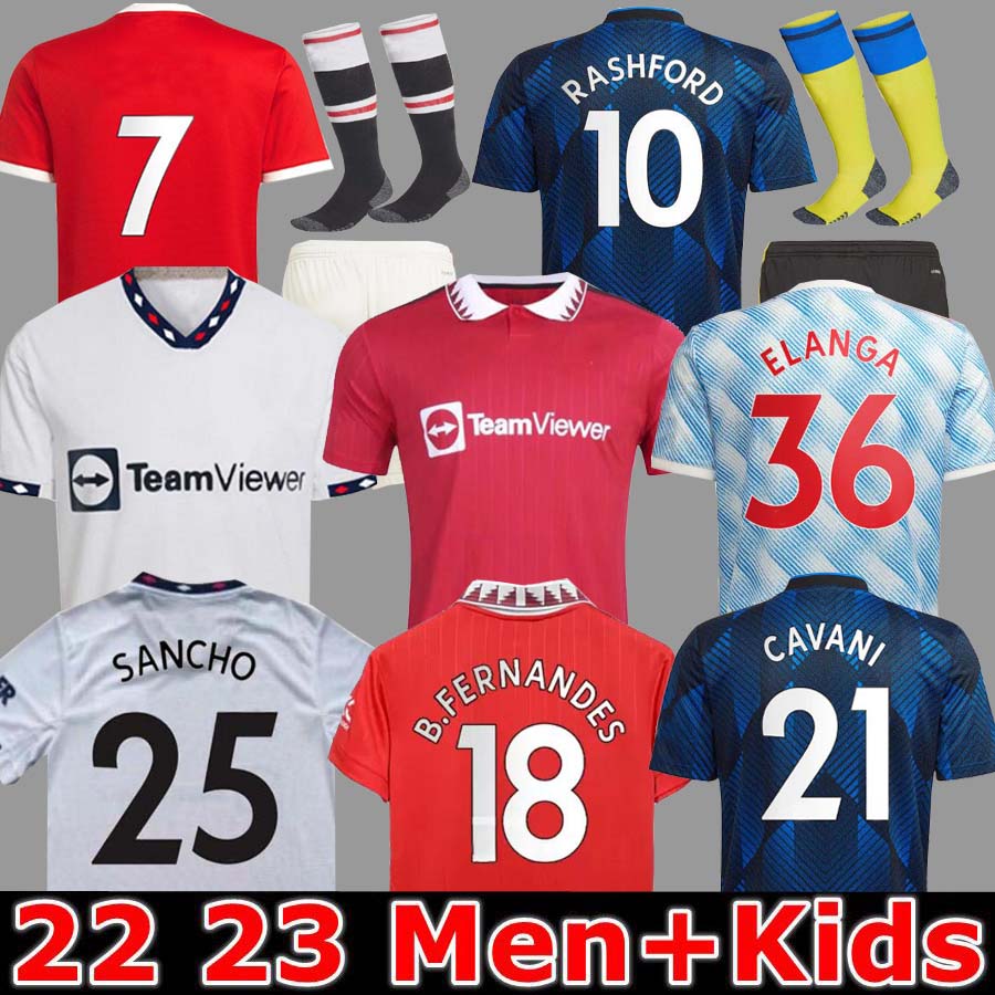 

fans player version SANCHO 21 22 soccer jerseys RASHFORD MAN SHAW 2021 2022 football shirt UTD POGBA CAVANI BRUNO FERNANDES men kids kit VARANE FRED GREENWOOD ELANGA, Aldult third