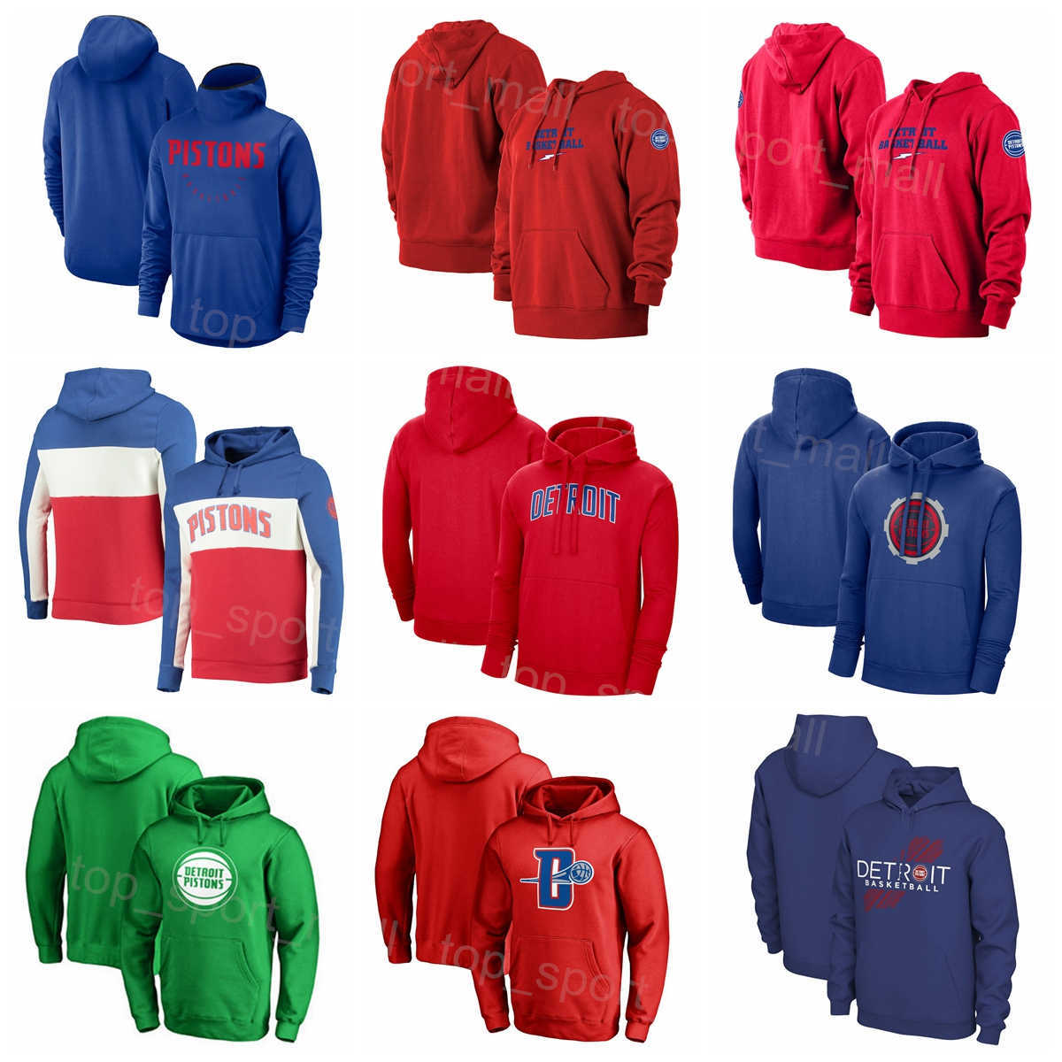 Cade Cunningham Hoody Jersey 2 Jerami Grant Hooded 9 Sweats à capuche Killian Hayes 7 Sweats Saddiq Bey 41 Cory Joseph 18 Pull pour les fans de s