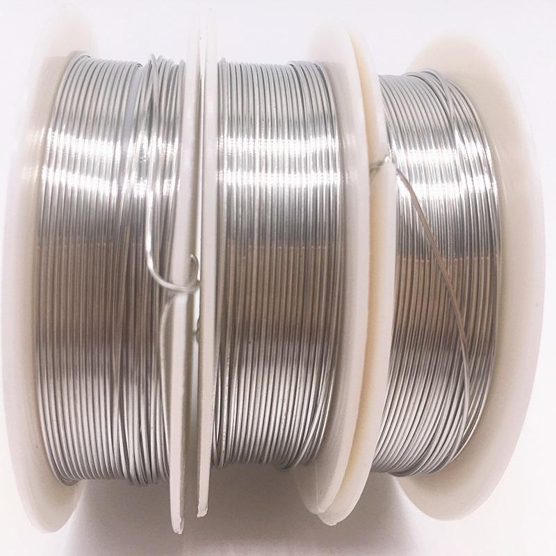 

Other Lighting Accessories 1pcs 0.2-1.0mm Brass Copper Wires Beading Wire For Jewelry Making Silver ColorsOther