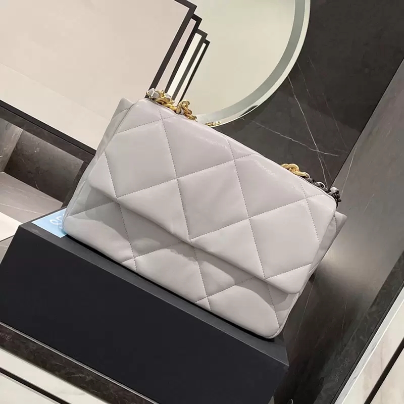 

Luxury Designer Womens Maxi Jumbo 19 Bag Crossbody Classic Flap Large Capacity Shopping Double Chains Quilted Shoulder Lambskin Fashion Trends Handbag 30C kkk, Extra freight