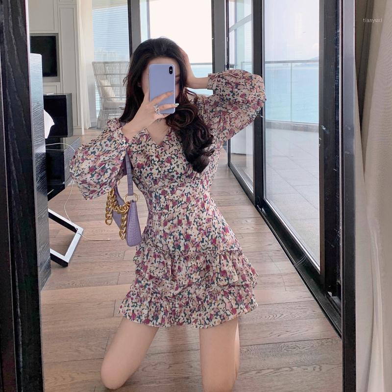 

Casual Dresses Women' Japanese Harajuku Ulzzang Ladies Vintage Ins Lazy Floral Dress Female Korean Kawaii Cute Clothing For Women, Pink