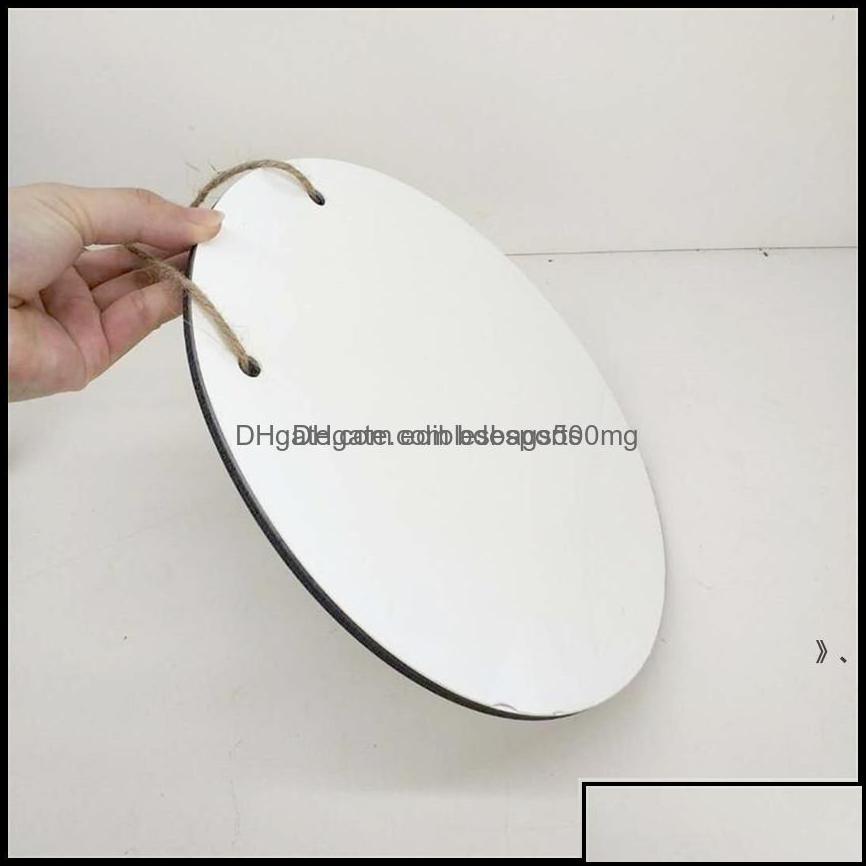

Garden Decorations Patio Lawn Home Gardenmdf Wooden Sublimation Round Door Hanger Sign Single Sided 12Inch Thermal Transfer Blank Doors D