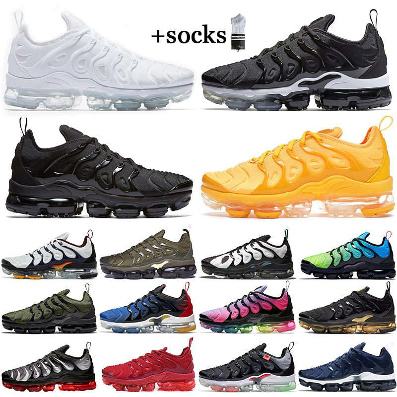 

Cushion Tn Plus Men Women Airs Running Shoes Vapores Tns Requin Triple Trainer Black Atlanta Royal Volt Griffey Lemon Lime Rough Designer, Aurora green 40-45