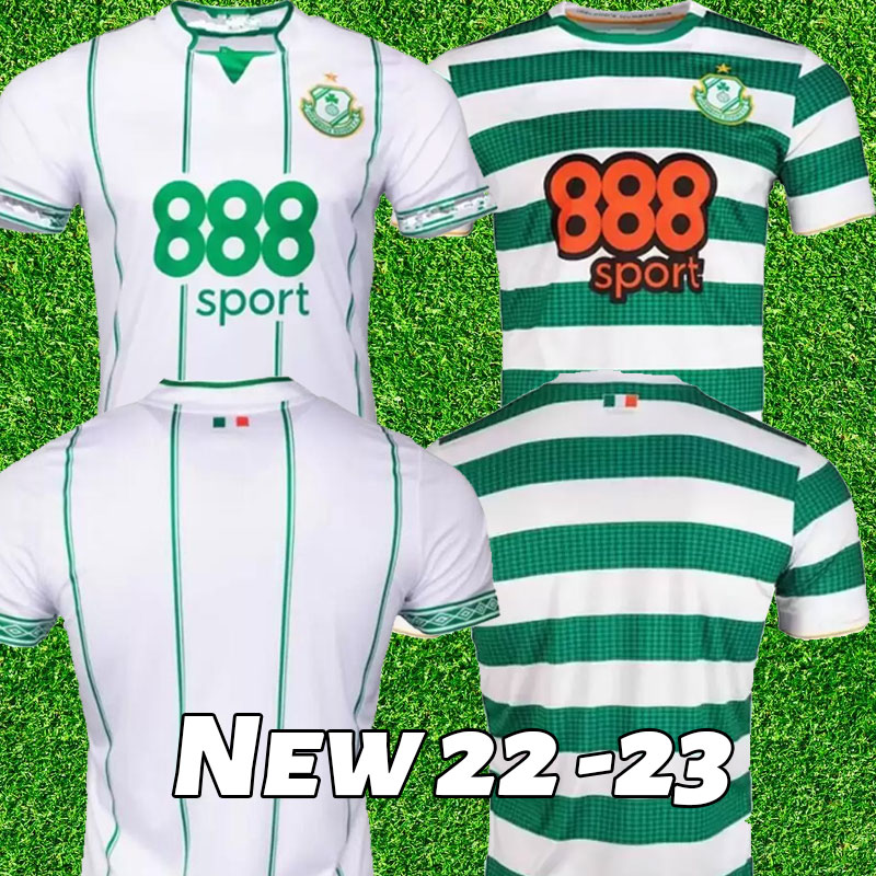 

22 23 Shamrock Rovers home Thai Quality Soccer Jerseys Customized Football uniform adult men, Away