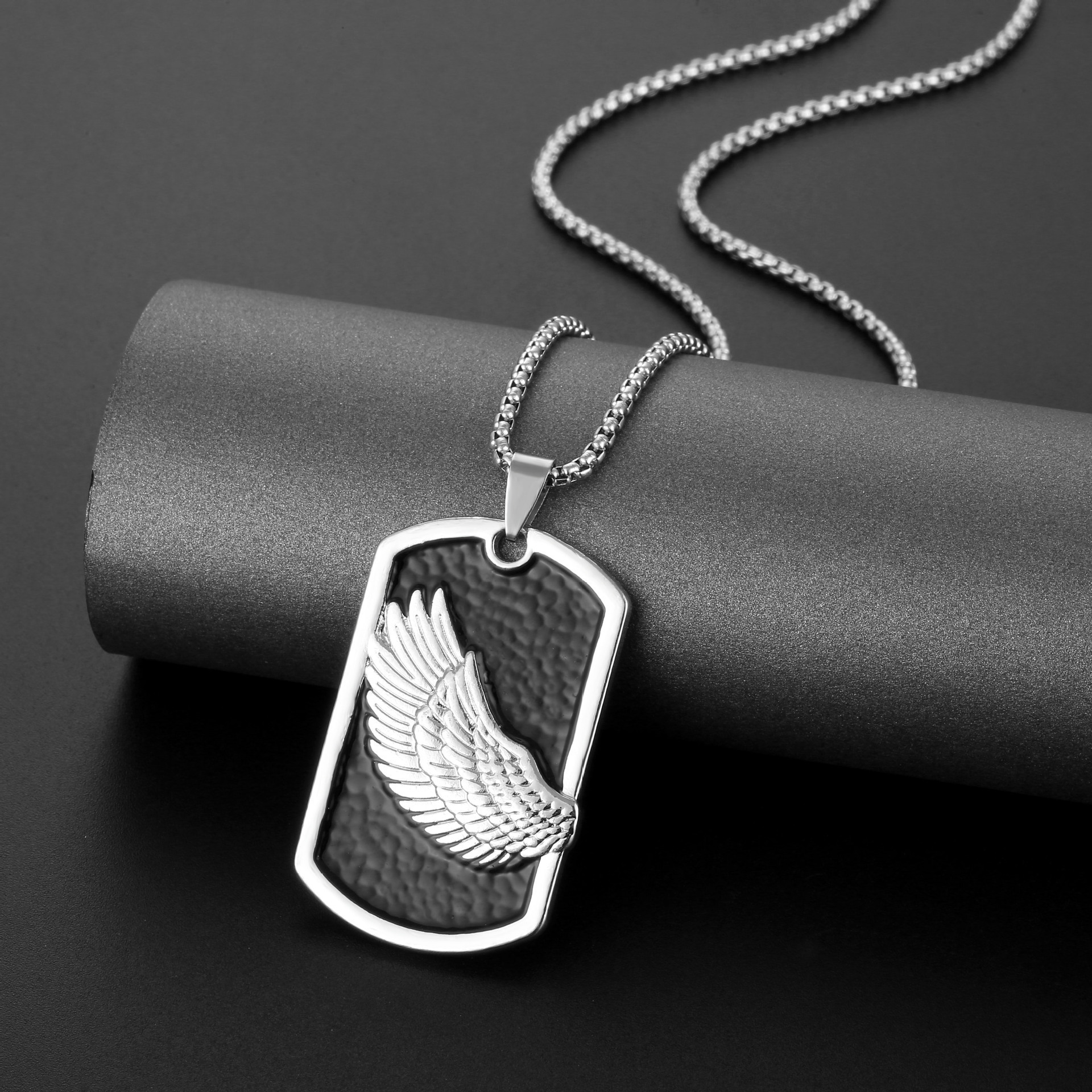 

Necklace Pendant Long Pendant Steel Non Fading Accessories Personalized Men's Fashion Simple