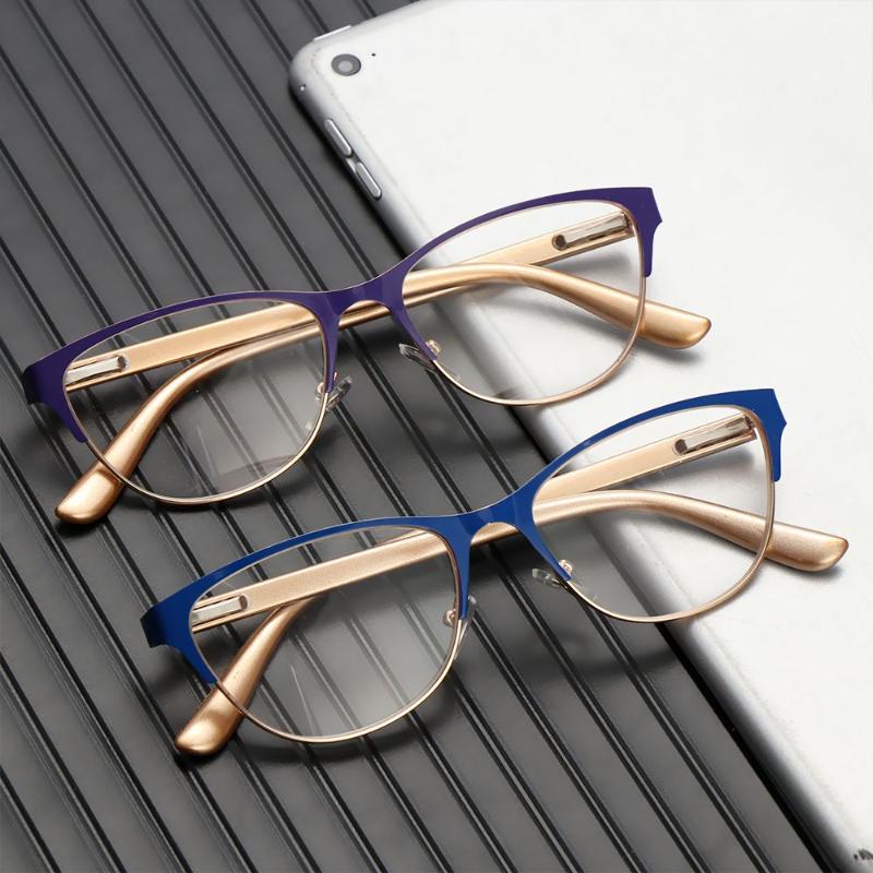 

Sunglasses Retro Half Frame Reading Glasses Unisex High-definition Hyperopia Eyewear Magnification Presbyopic Eyeglasses 1.0- 3.5Sunglasses
